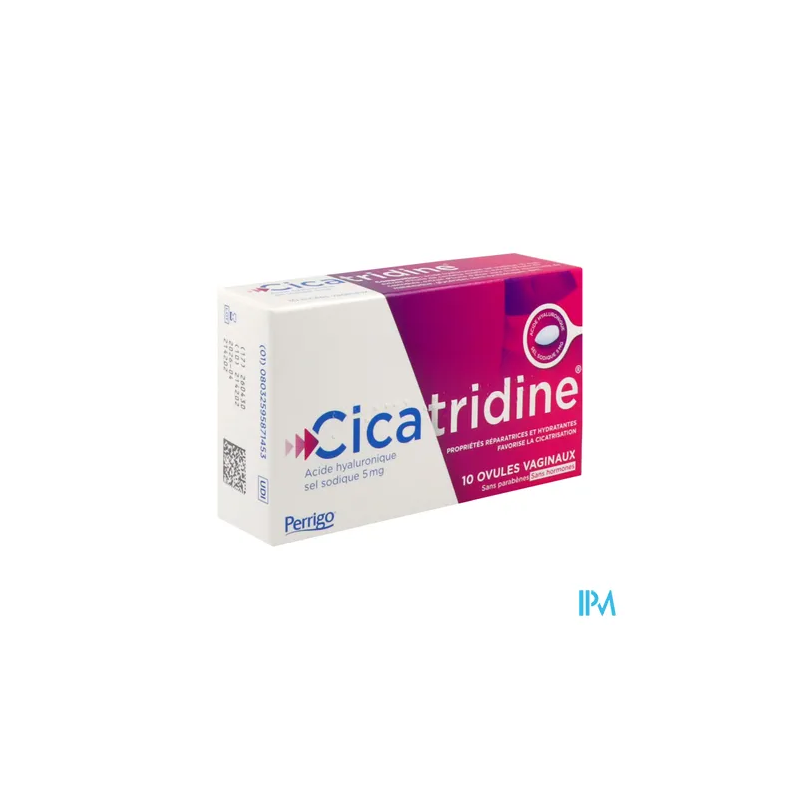 CICATRIDINE OVULE VAGINAL 10