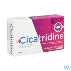 CICATRIDINE OVULE VAGINAL 10