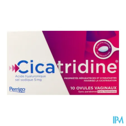 CICATRIDINE OVULE VAGINAL 10