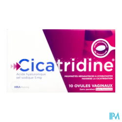 CICATRIDINE OVULE VAGINAL 10