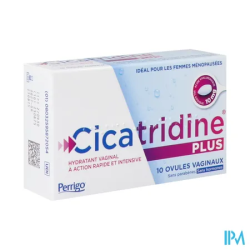 CICATRIDINE PLUS OVULE VAGINAL 10