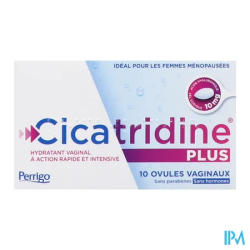 CICATRIDINE PLUS OVULE VAGINAL 10