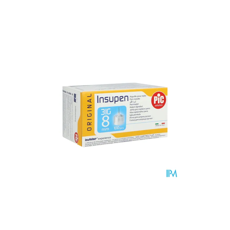 AIG INSUPEN ORIGINAL 31G 8MM 100