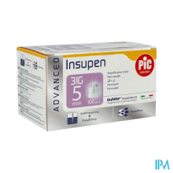 AIG INSUPEN ADVANCED 31G 5MM 100