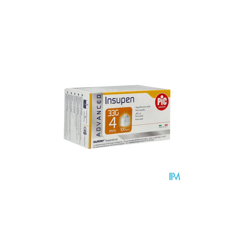 AIG INSUPEN ADVANCED 33G 4MM 100