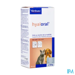 HYALORAL CHAT/CHIEN GEL ORAL 50ML