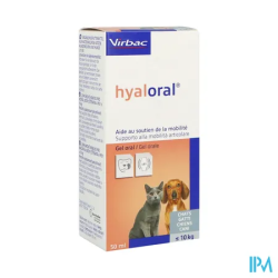 HYALORAL CHAT/CHIEN GEL ORAL 50ML
