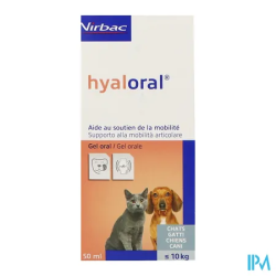 HYALORAL CHAT/CHIEN GEL ORAL 50ML