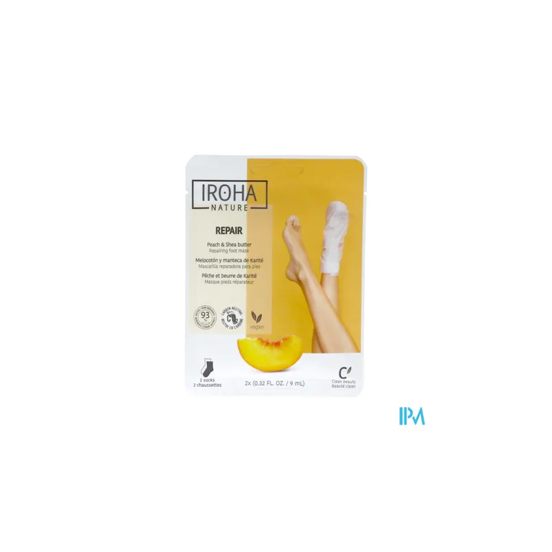 IROHA MASQ CHAUSS REPAR PIED 2X9ML