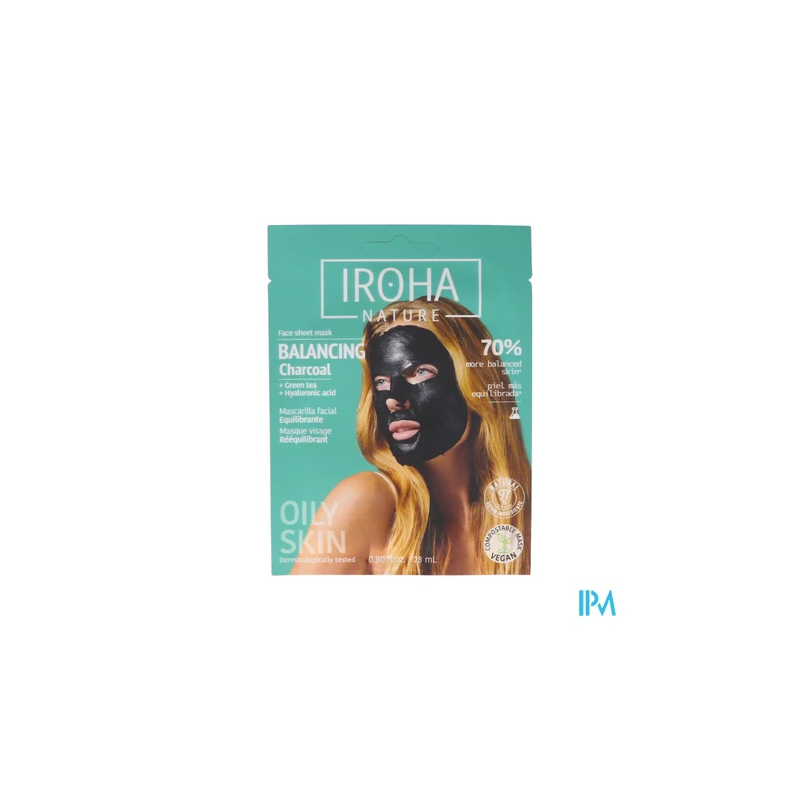 IROHA DETOX MASQ A/IMPERF CHARBON