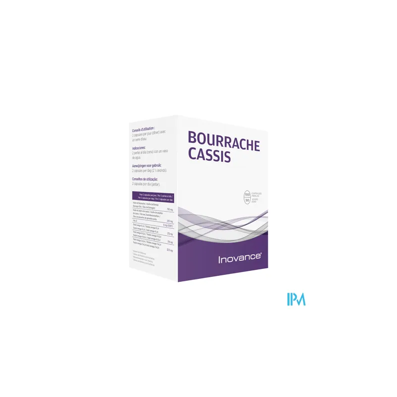 INOVANCE BOURRACHE CASSIS CAPS 100