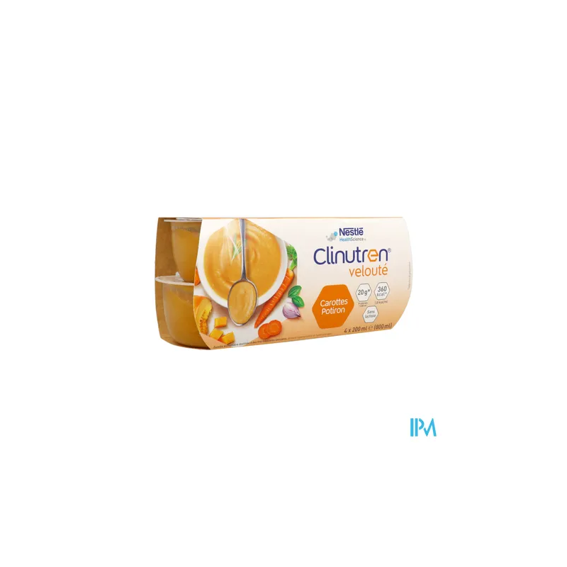 CLINUTREN SOUP VEL CAR/POT 200MLX4