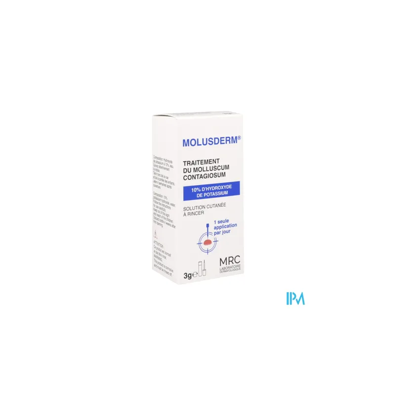 MOLUSDERM SOL CUTANE FL 3G