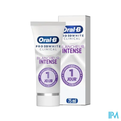 ORAL-B DENT 3D WHITE CLINICAL 75ML