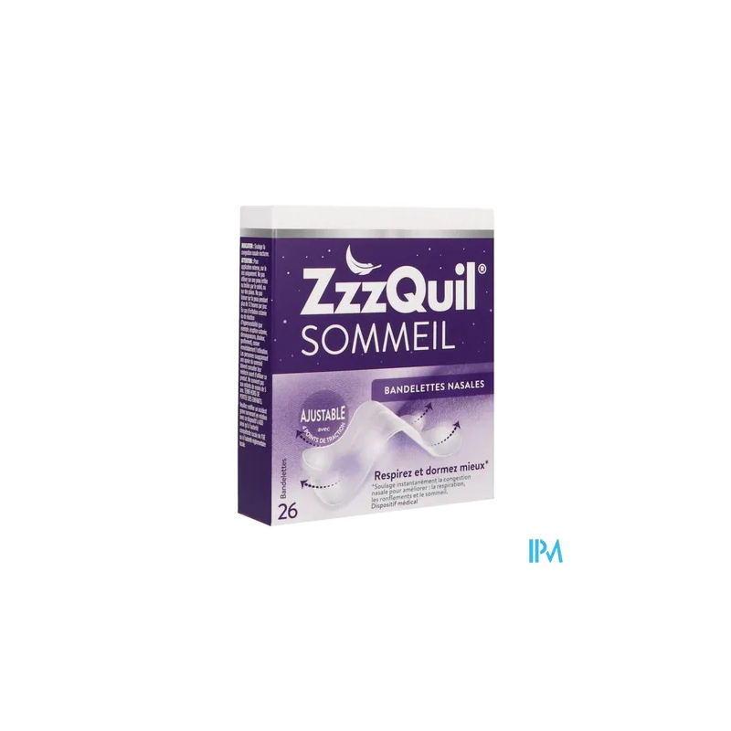 ZZZQUIL SOMMEIL BANDELET NASALE 26