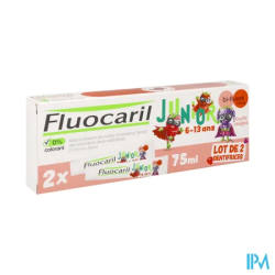 FLUOCARIL JUNIOR GEL FR RGE 2X75ML