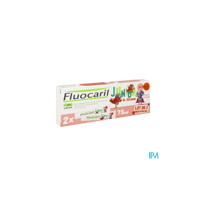 FLUOCARIL JUNIOR GEL FR RGE 2X75ML