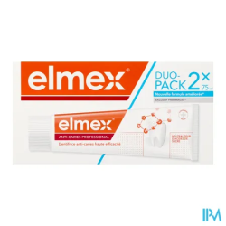 ELMEX DENT A/CARIE PRO 75ML X2