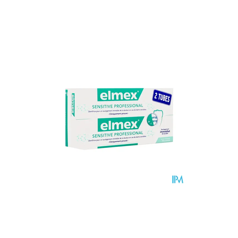 ELMEX DENT SENSITIV PRO 75ML X2