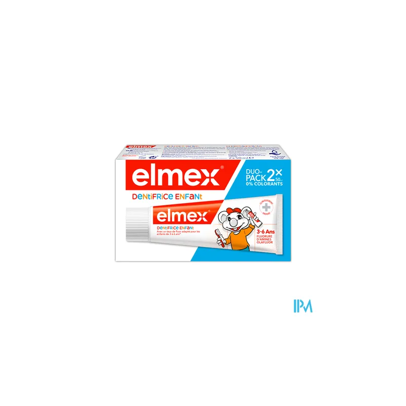 ELMEX DENT ENFANT 3-6ANS 50MLX2
