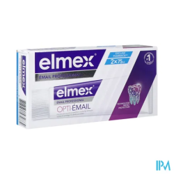 ELMEX DENT OPTI-EMAIL 75ML X2