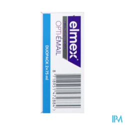 ELMEX DENT OPTI-EMAIL 75ML X2