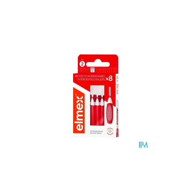 ELMEX BROSS INTERDENT T2 0.9MM 8