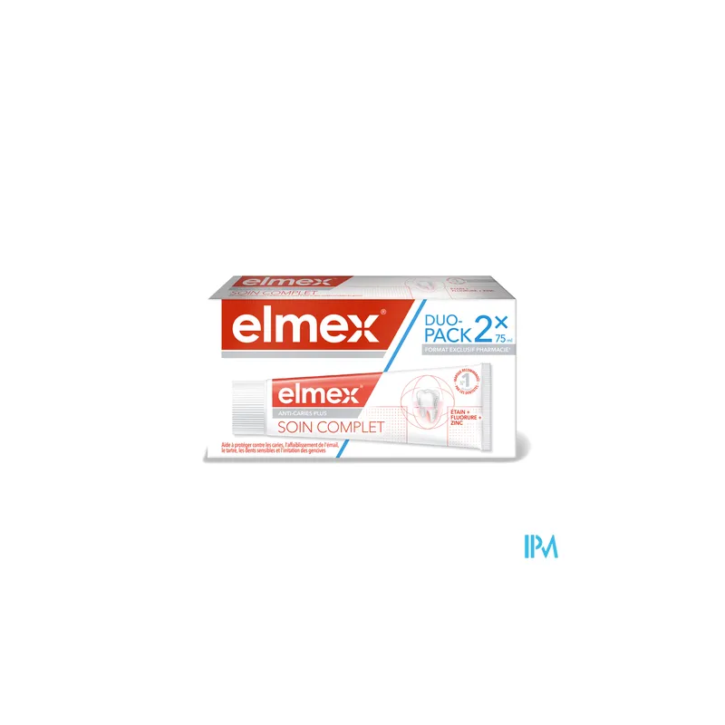 ELMEX DENT SOIN COMPLET 75ML DUO