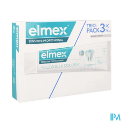 ELMEX DENT SENSITIV PRO 75ML X3