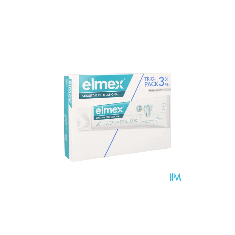 ELMEX DENT SENSITIV PRO 75ML X3