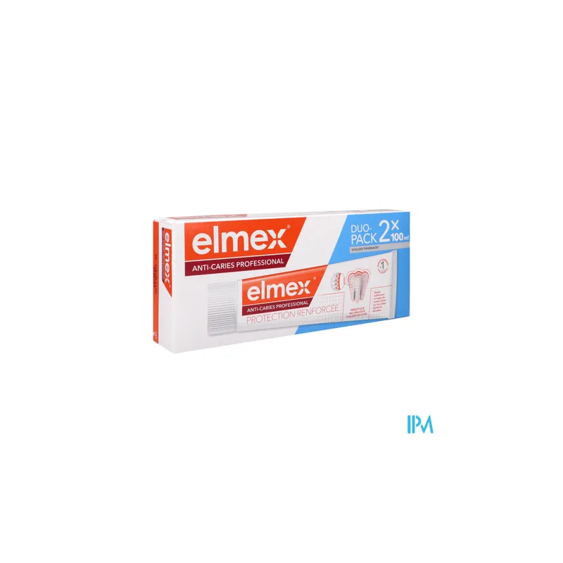 ELMEX DENT A/CARIE PRO 2X100ML