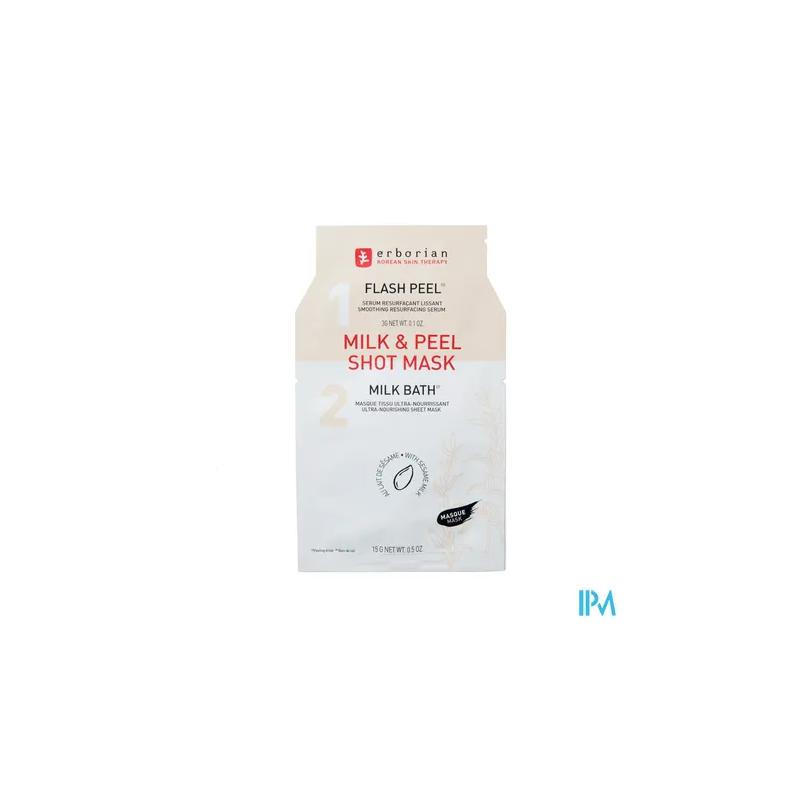 ERBORIAN MILK&PEEL SHOT MASK 18G
