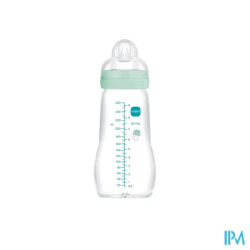 BIB MAM VER 1AGE DEB/2 BLEU 260ML