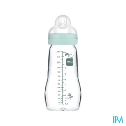 BIB MAM VER 1AGE DEB/2 BLEU 260ML