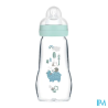 BIB MAM VER 1AGE DEB/2 BLEU 260ML