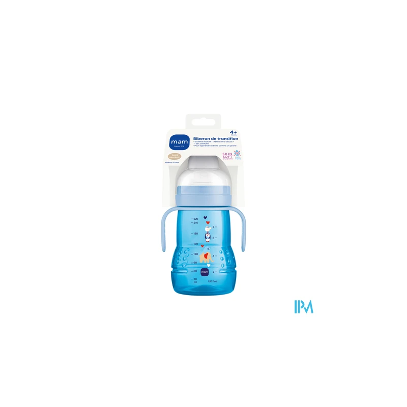 BIB MAM TRANSI GARCON SILIC 220ML