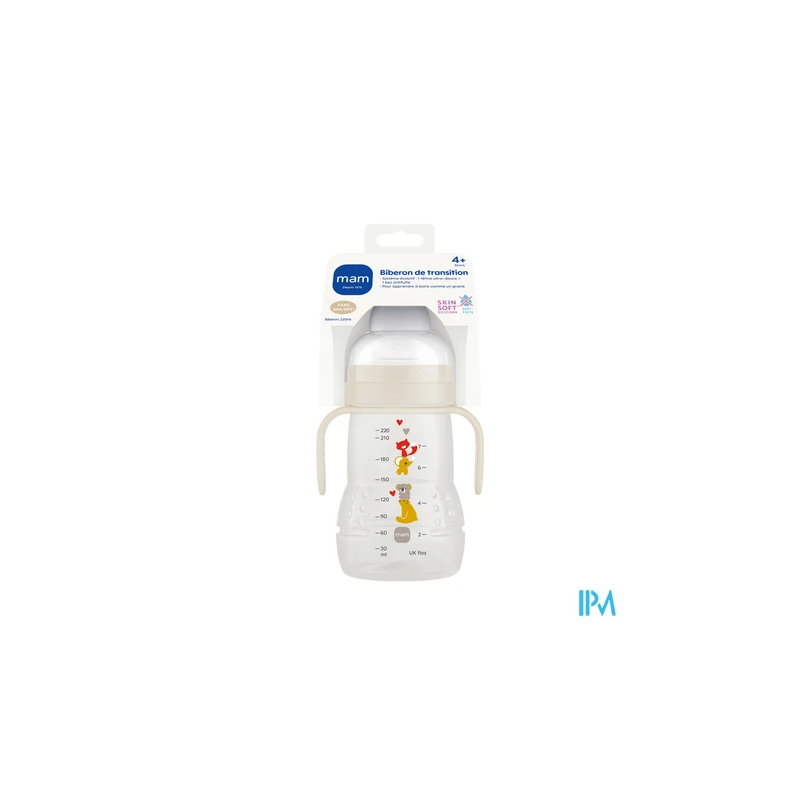 BIB MAM TRANSI UNISEXE SILIC 220ML