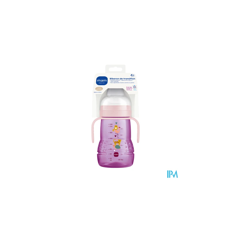 BIB MAM TRANSI FILLE SILIC 220ML