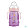 BIB MAM TRANSI FILLE SILIC 220ML