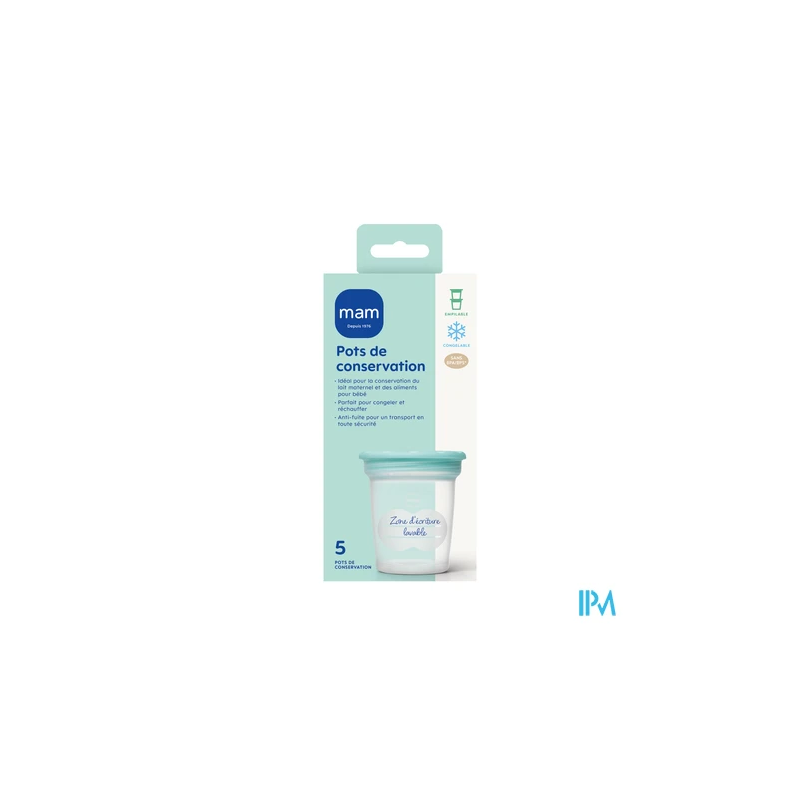 MAM POT CONSERVATION 120ML X5