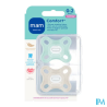 SUCET MAM COMFORT SILIC BLEU +0M 2