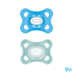 SUCET MAM COMFORT SIL BLEU 2-6M X2