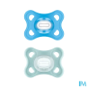 SUCET MAM COMFORT SIL BLEU 2-6M X2