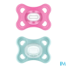 SUCET MAM COMFORT SIL ROSE 2-6M X2
