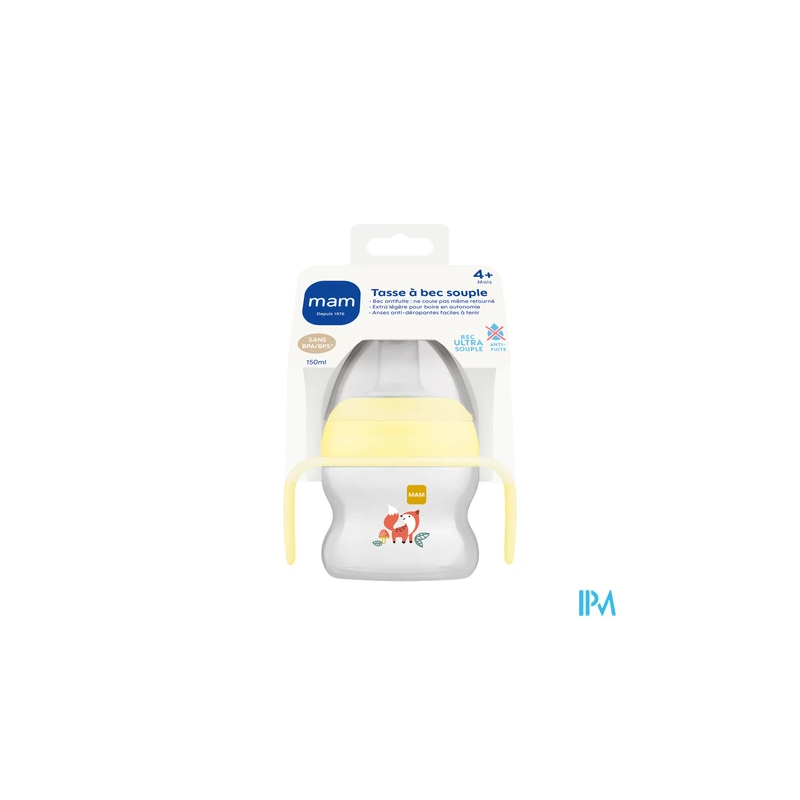 TASSE MAM BEC SPLE 6M+ RENARD150ML
