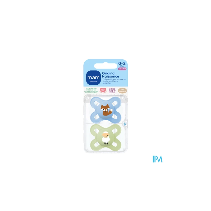 SUCET MAM ORIGIN NAISS SIL 0-2M X2