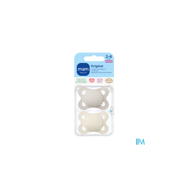 SUCET MAM ORIGIN TEND SIL 2-6M X2