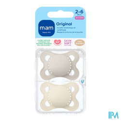 SUCET MAM ORIGIN TEND SIL 2-6M X2