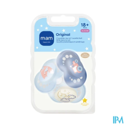 SUCET MAM ORIGIN BLEU SIL18+M X3