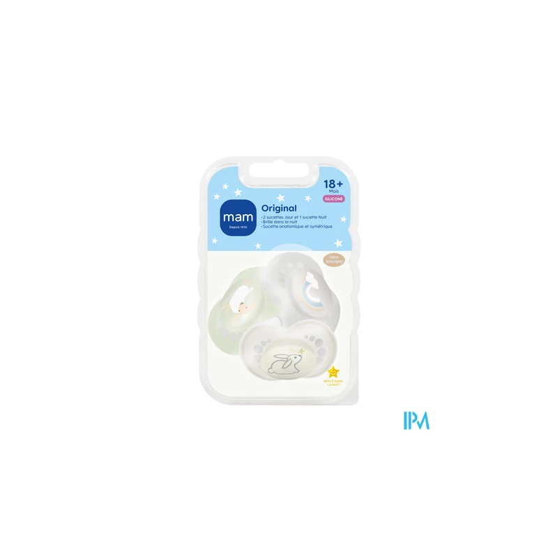 SUCET MAM ORIGIN BEIGE SIL 18+M X3